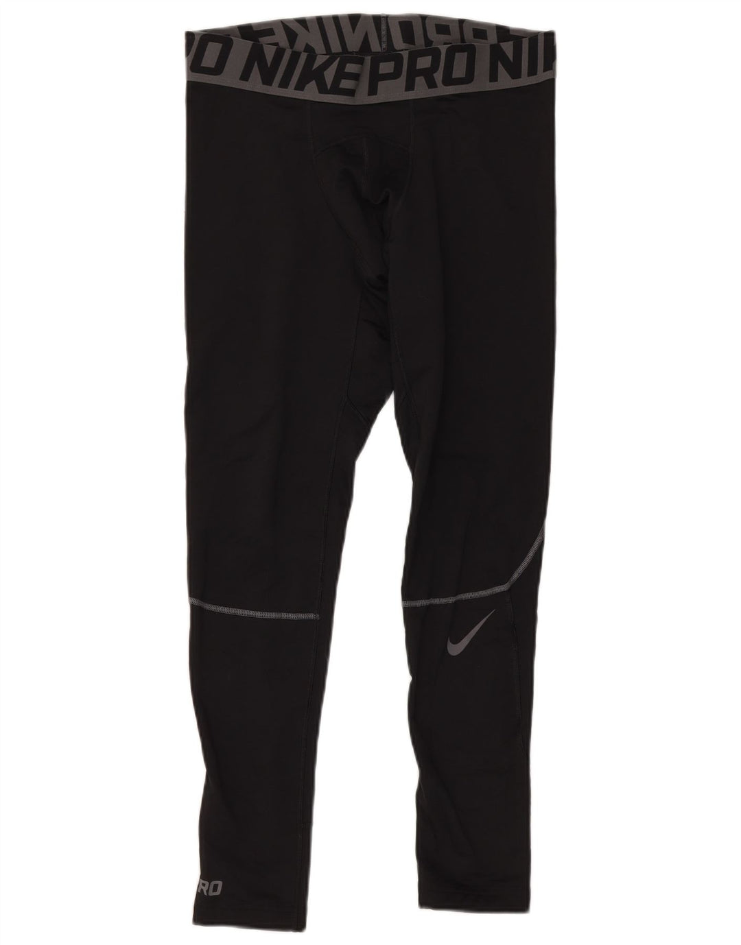 Męskie legginsy kompresyjne NIKE z grafiką XL, czarne, poliestrowe