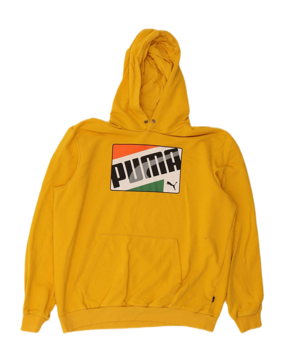 Męski sweter z kapturem Puma XL w kolorze żółtym