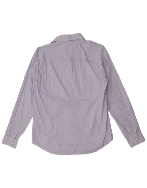Koszula męska Guess Slim Fit UK 34 Small, niebieska, bawełniana