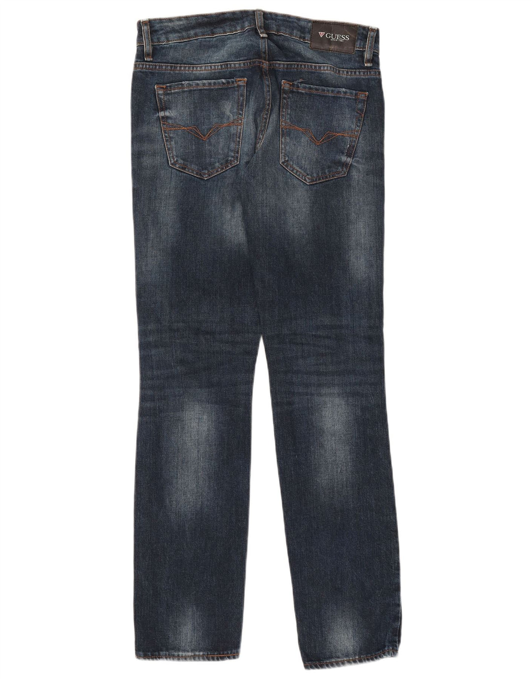 Damskie jeansy Guess w trudnej sytuacji W30 L32, niebieskie, bawełniane