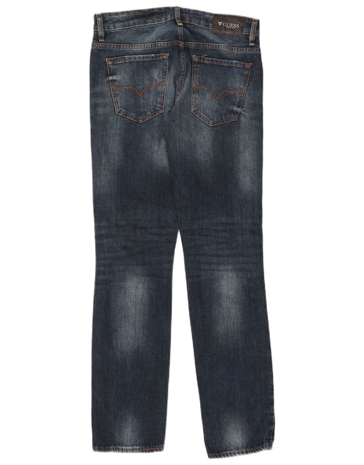 Damskie jeansy Guess w trudnej sytuacji W30 L32, niebieskie, bawełniane