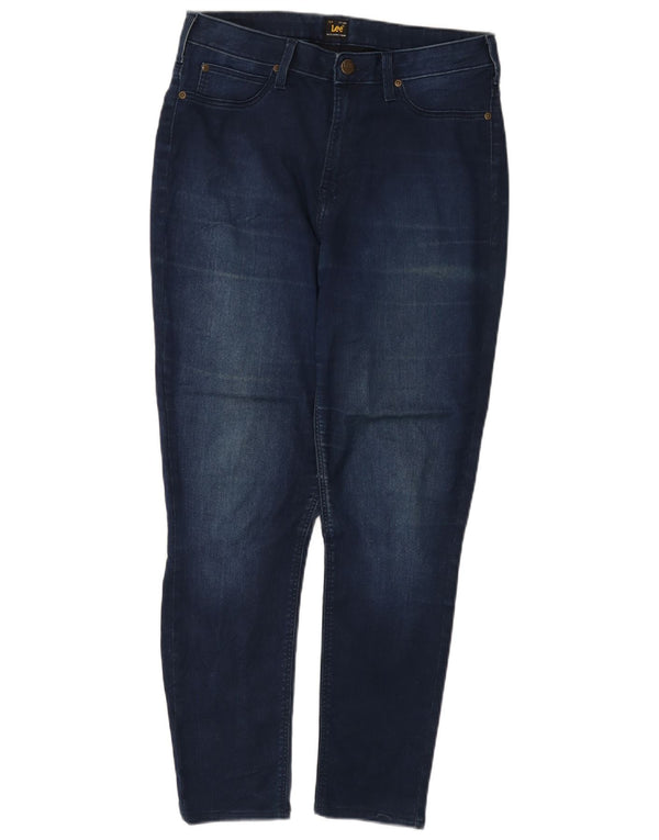 Damskie jeansy LEE Skyler Skinny W32 L27 Granatowe, bawełniane