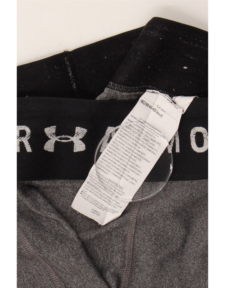 UNDER ARMOUR Womens Graphic Leggings UK 12 Medium  Grey Polyester Vintage Under Armour and Second-Hand Under Armour from Messina Hembry 