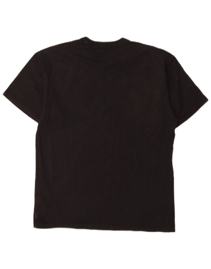 T-shirt męski Nike, średni czarny, bawełniany