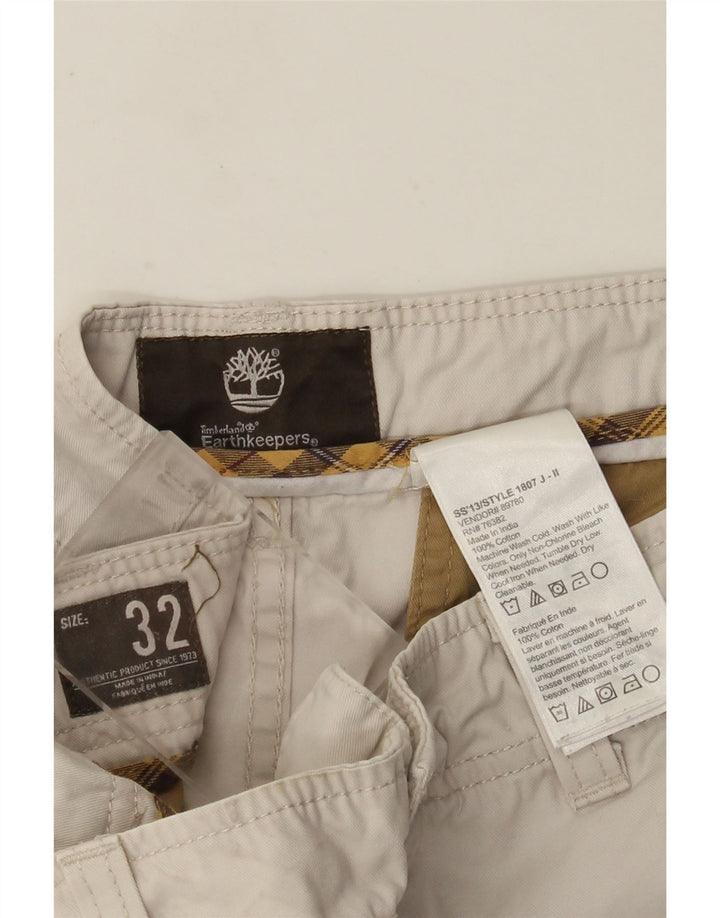 Męskie spodenki Chino Timberland Earthkeepers W32 Średniobeżowa bawełna