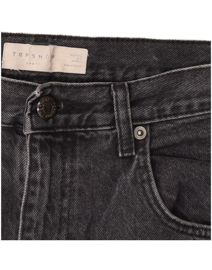 Damskie luźne dżinsy Topshop W30 L32 Czarny poliester