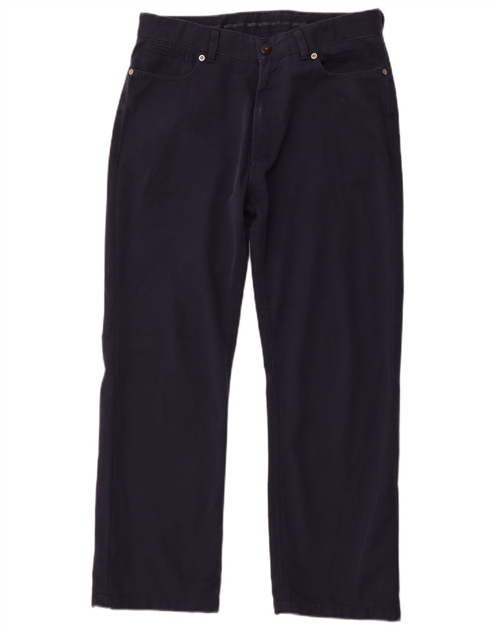 Męskie proste spodnie codzienne AVIREX W32 L27 Granatowy poliester