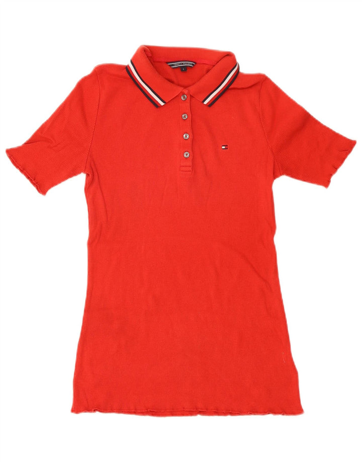 Damska koszulka polo Tommy Hilfiger UK 8 Small Red