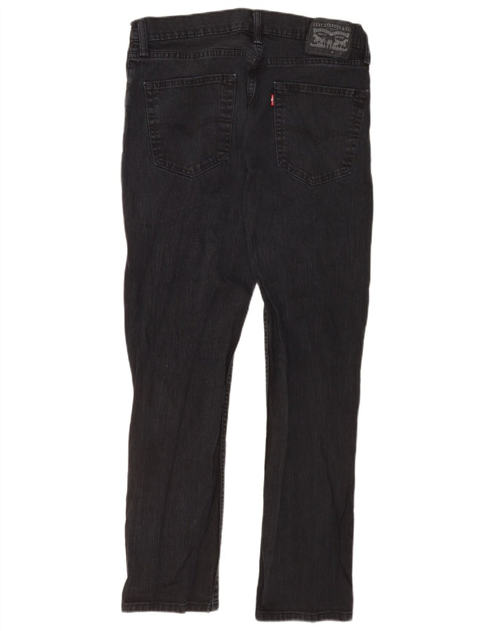 Męskie jeansy slim fit Levi's W33 L30 Czarna bawełna