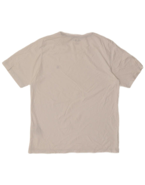 Jack & Jones Mens T-Shirt Top Medium White Cotton