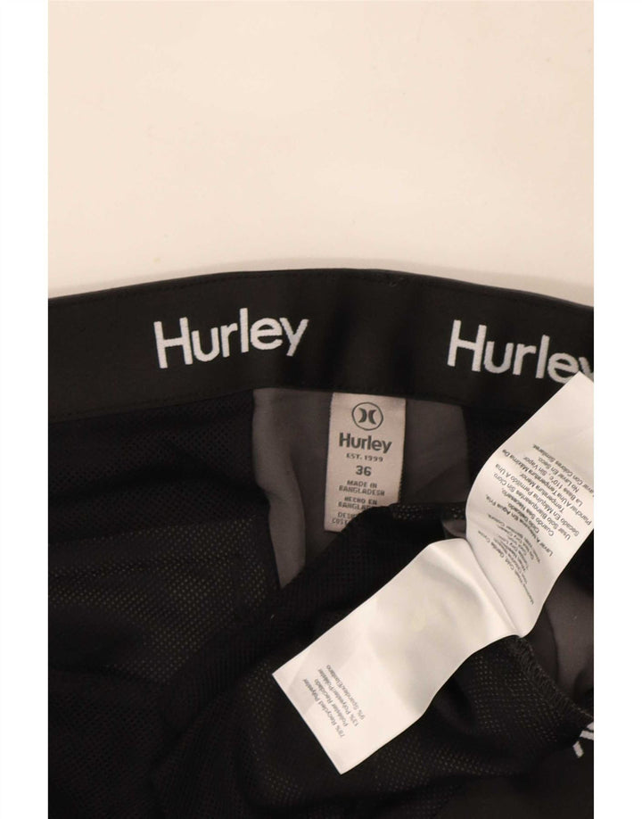 Męskie spodenki chino Hurley W36 duże, szare, poliakrylowe