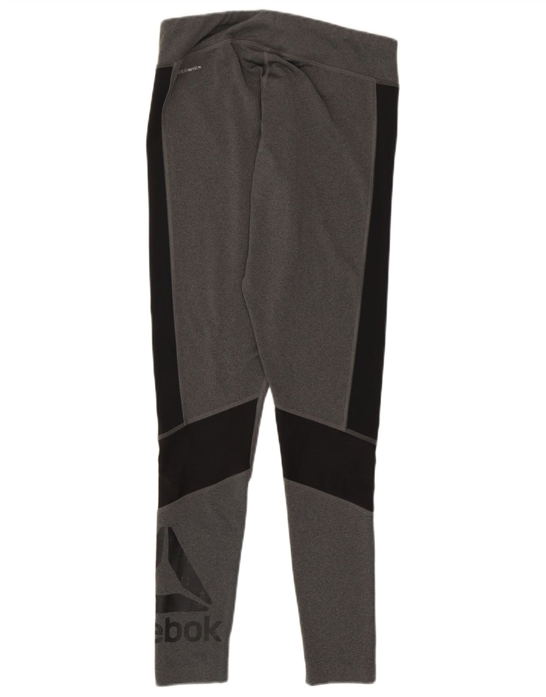 Damskie legginsy Reebok Speedwick Graphic UK 12/14 w kolorze średnioszarym
