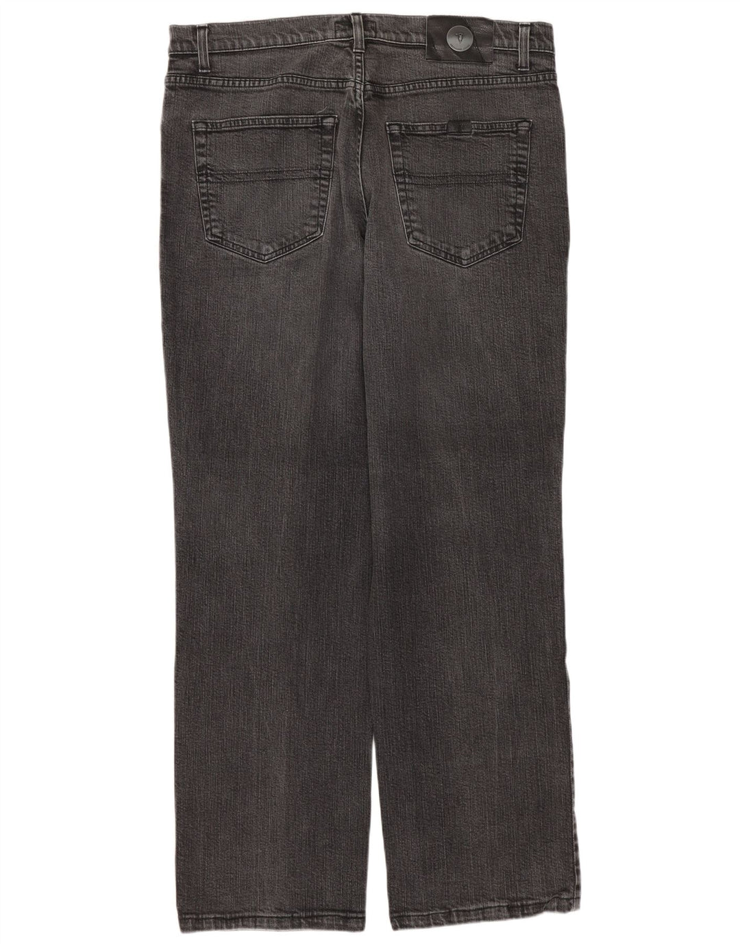 Męskie proste dżinsy TRUSSARDI W36 L29 Szara bawełna