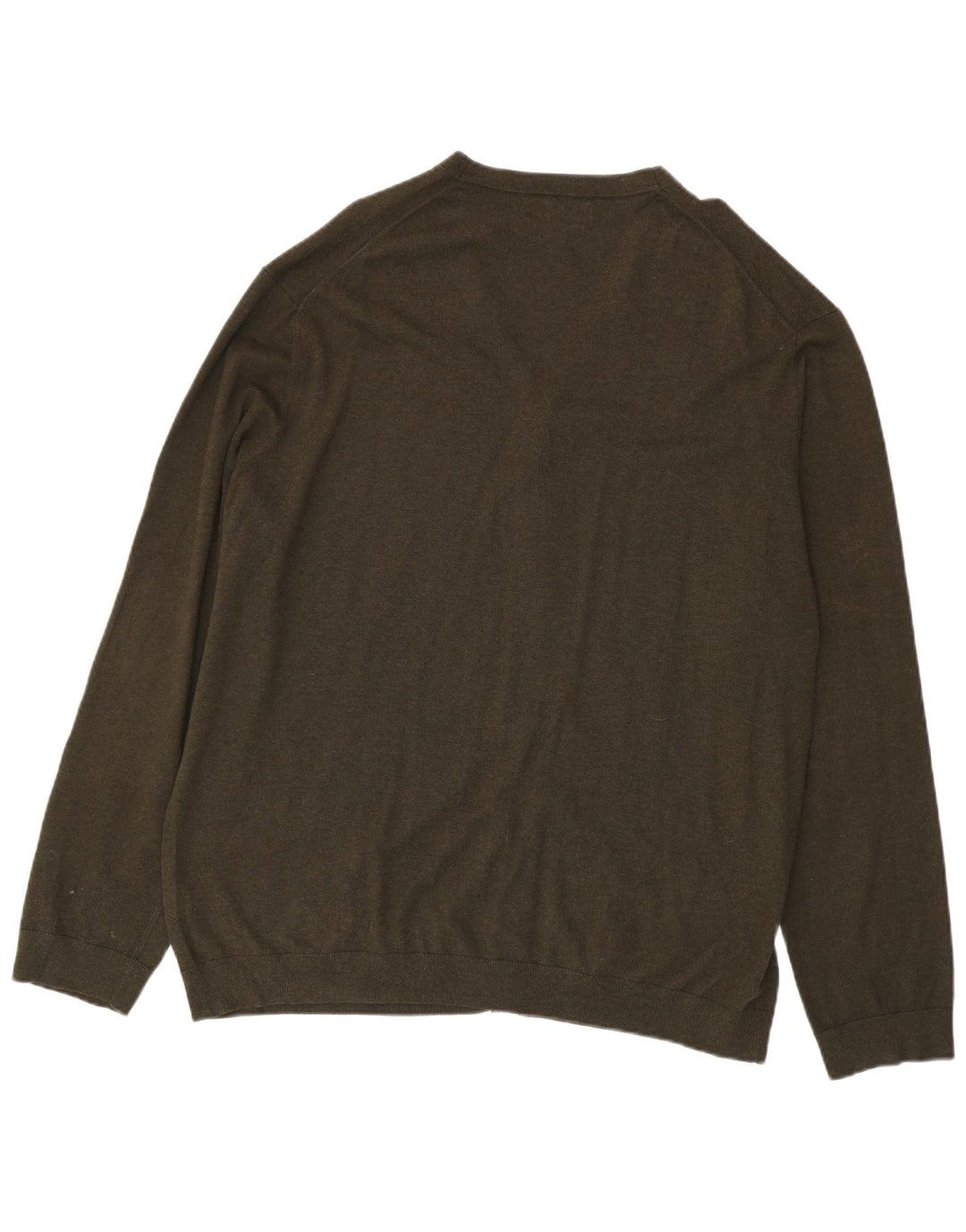 Marks & Spencer Męski sweter kardigan 2XL, bawełna khaki