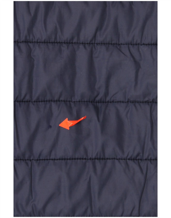 Chłopięca ocieplana kurtka z kapturem THE NORTH FACE na 11-12 lat, duża, granatowa