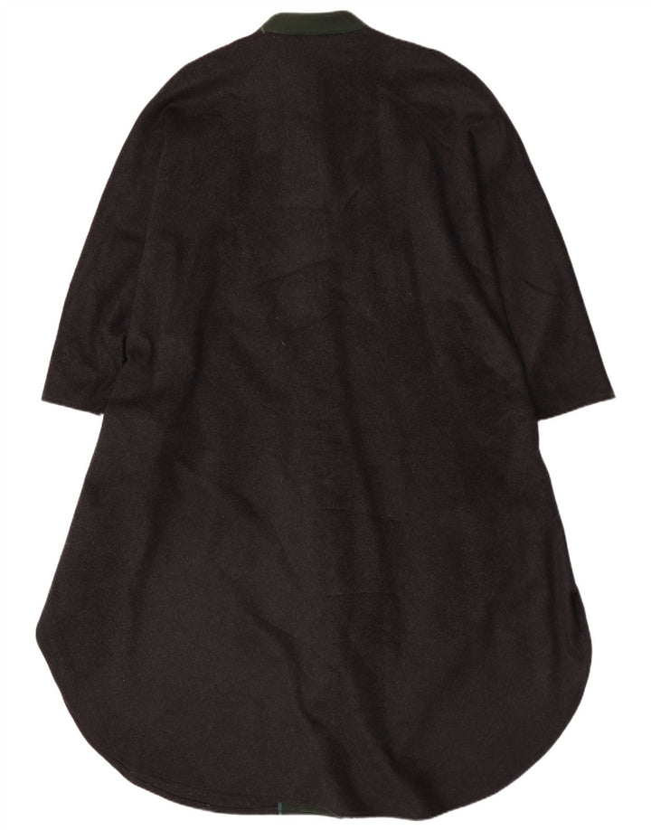 Vintage damski płaszcz poncho w jednym rozmiarze, czarny