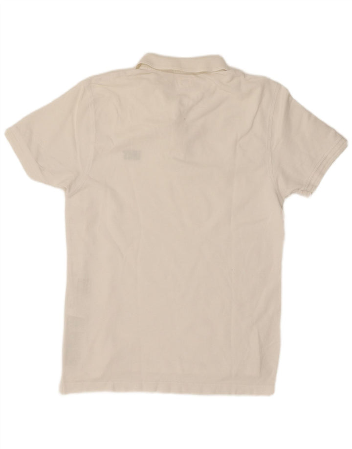 Męska koszulka polo Levi's, średnia biała bawełna
