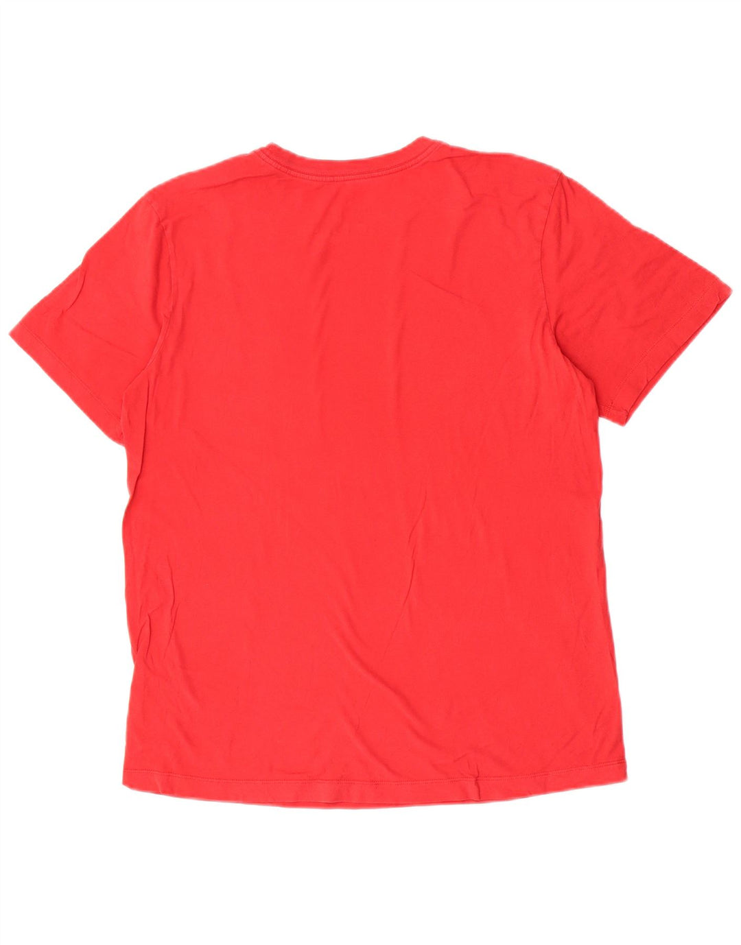Męski T-shirt z grafiką Nike, bawełniany, średni czerwony