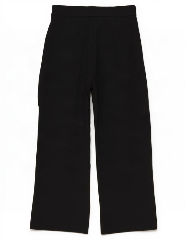 Marks & Spencer Womens High Waist Casual Trousers UK 12 Medium W28 L27 Navy