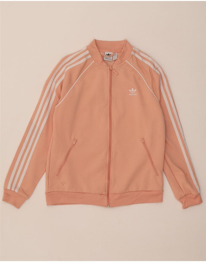 Damska kurtka dresowa ADIDAS UK 14, średni różowy poliester