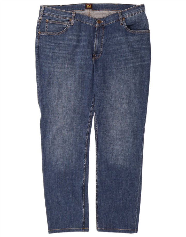 Męskie jeansy Lee Rider Slim W40 L31 Niebieskie, bawełniane