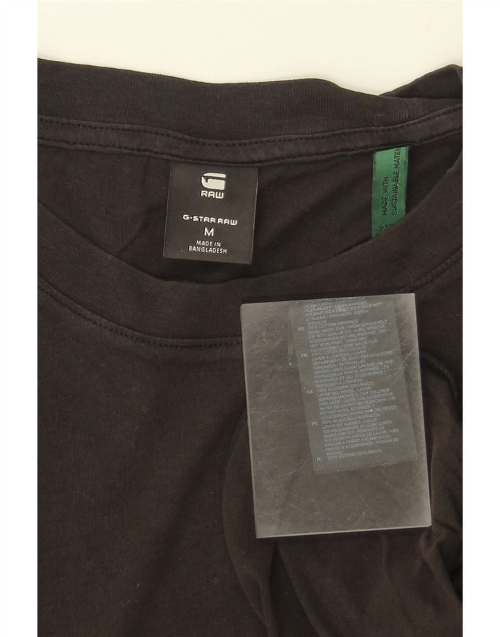 G-STAR Mens T-Shirt Top Medium Black Cotton Vintage G-Star and Second-Hand G-Star from Messina Hembry 