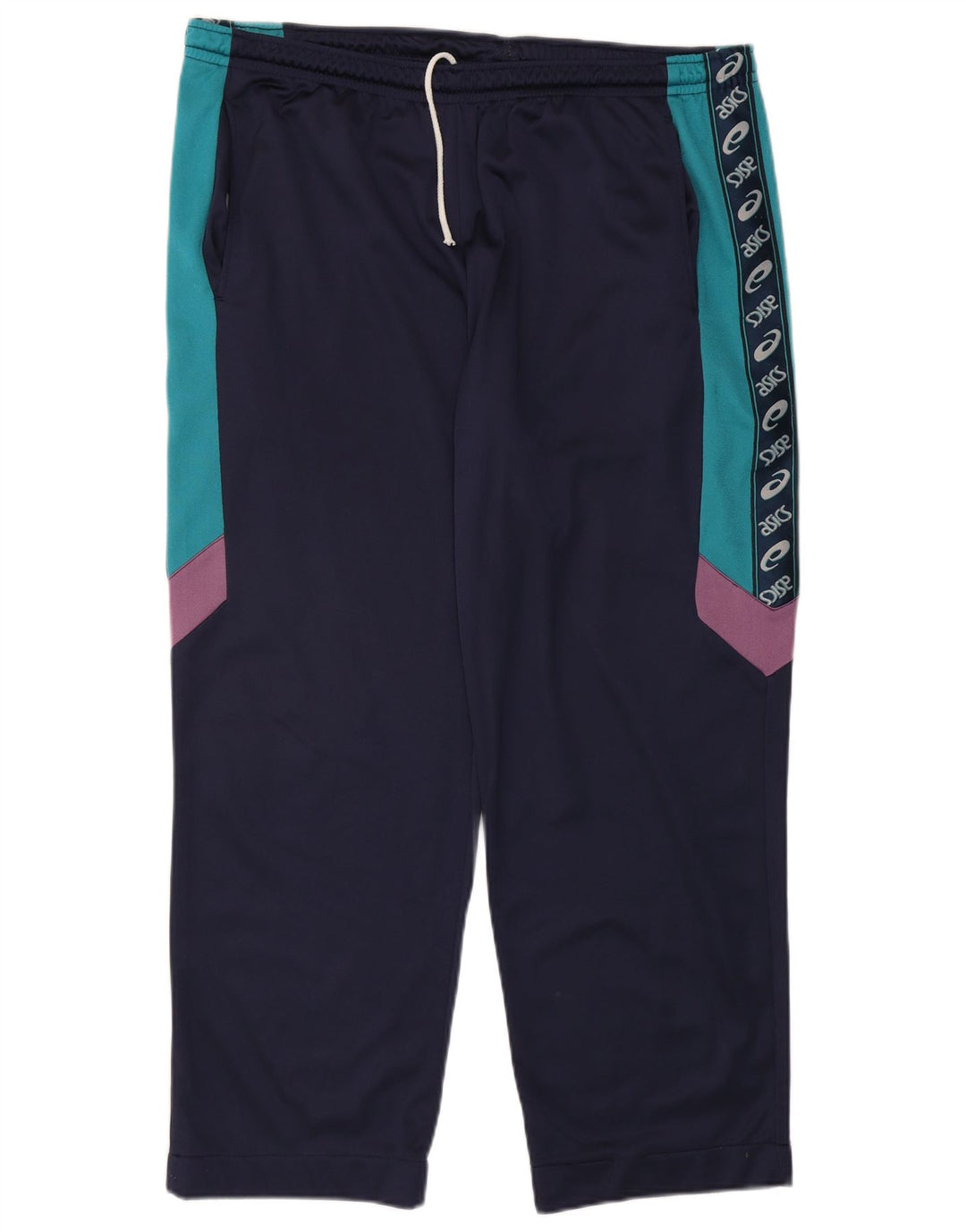 Męskie spodnie dresowe Asics Graphic XL w kolorze granatowym