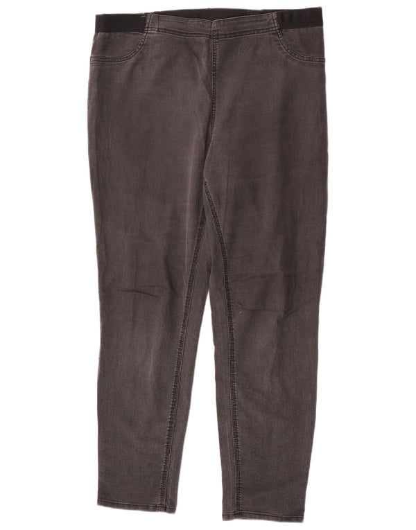 Marks & Spencer Damskie Jeansy Slim z autografem UK 20 2XL W40 L30 Czarne bawełniane