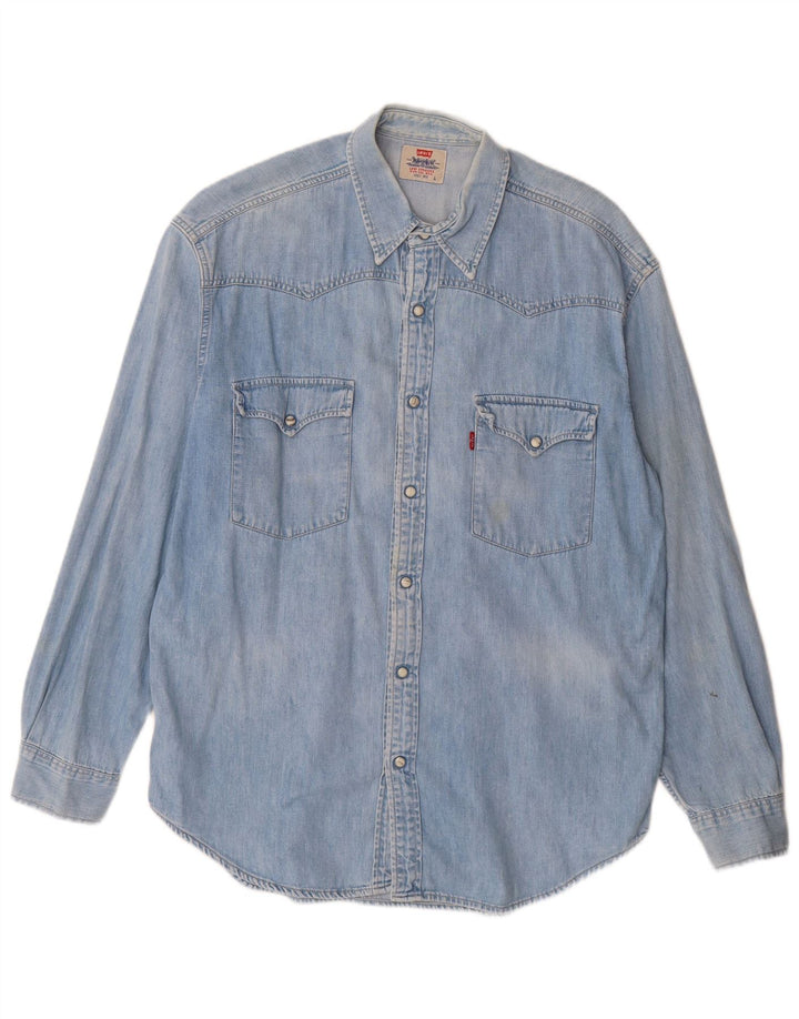 Męska koszula dżinsowa Levi's, duża, niebieska, bawełniana