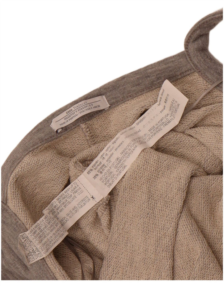 Damski kombinezon bez rękawów Zara UK 10 Small, szary, bawełniany