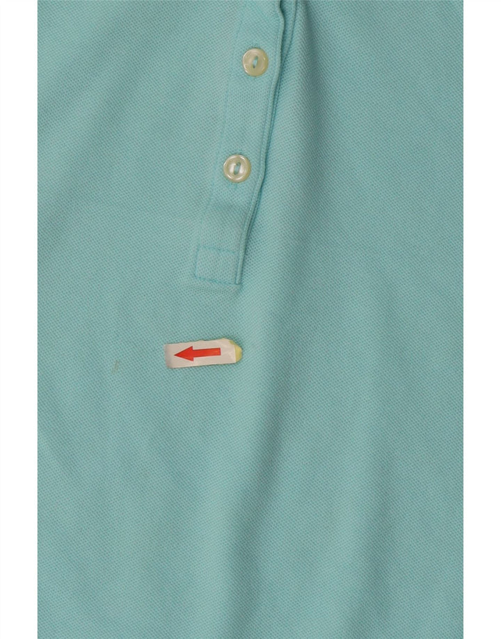 Damska koszulka polo Lacoste, rozmiar 46, XL, niebieska, bawełniana