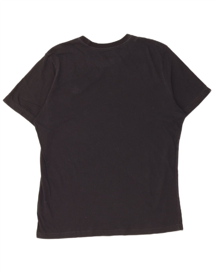 Męski T-shirt NIKE, duży, czarny, bawełniany