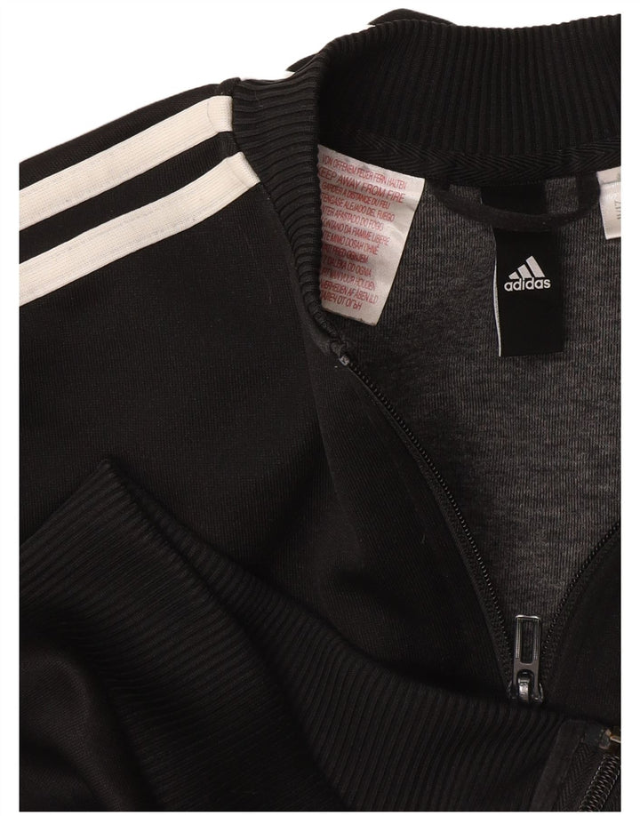 Damska bluza dresowa Adidas UK 12 średnia czarna