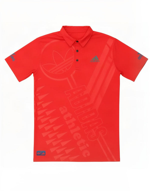 Męska koszulka polo Adidas Graphic XL czerwona