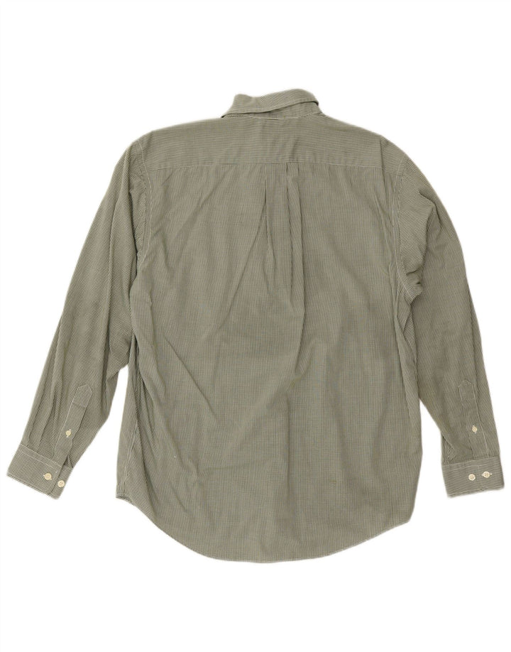 Koszula męska Eddie Bauer, klasyczna, bawełniana kratka w kolorze średniej zieleni