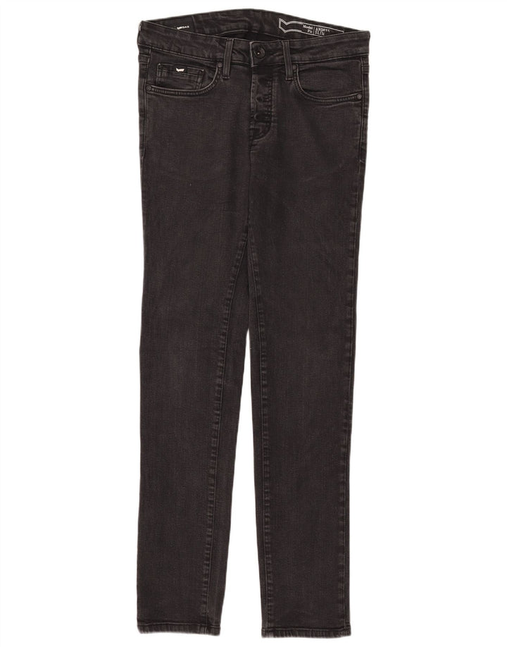 Damskie jeansy Gas Anders Slim W33 L34 Czarne bawełniane