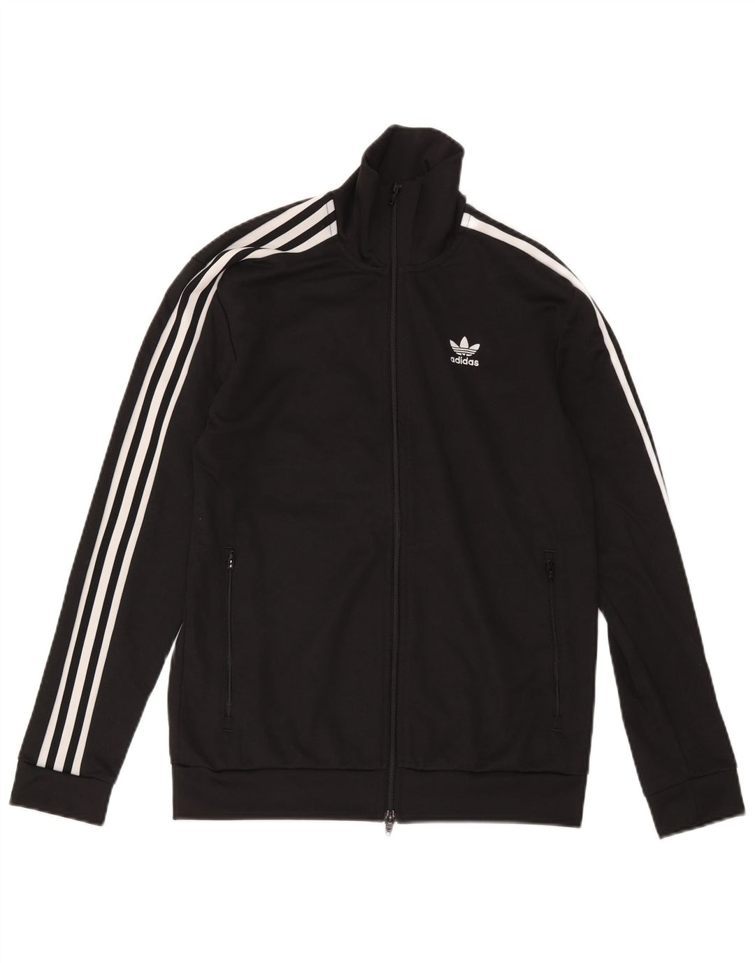 Adidas Męska bluza dresowa, mała, czarna, poliestrowa
