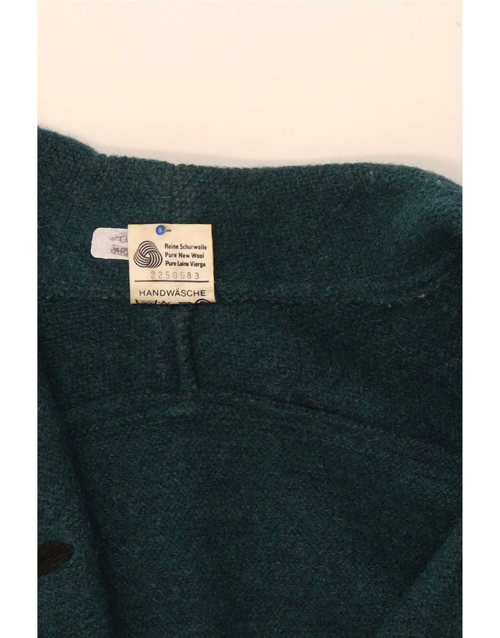 Vintage damska marynarka oversize z podwójnymi piersiami, EU 38, średnia zieleń