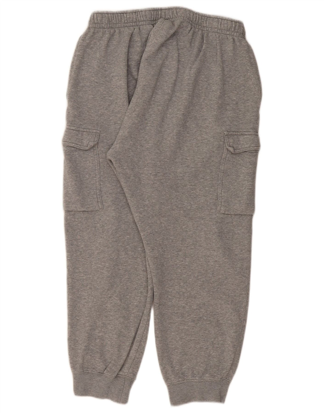 Męskie spodnie dresowe Nike Cargo, duże, szare, bawełniane