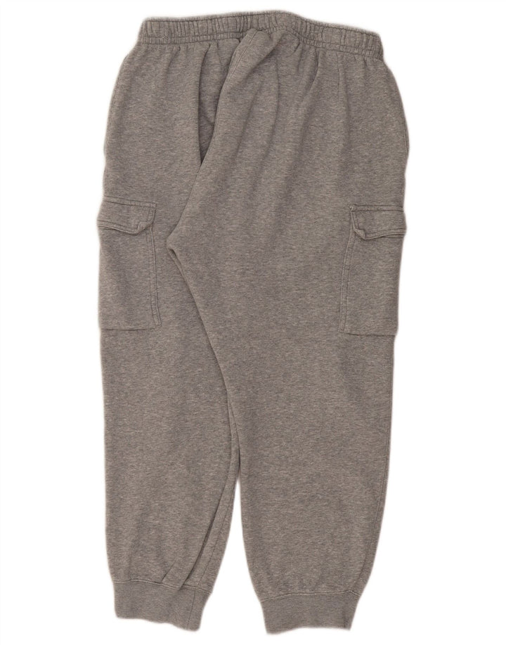 Męskie spodnie dresowe Nike Cargo, duże, szare, bawełniane