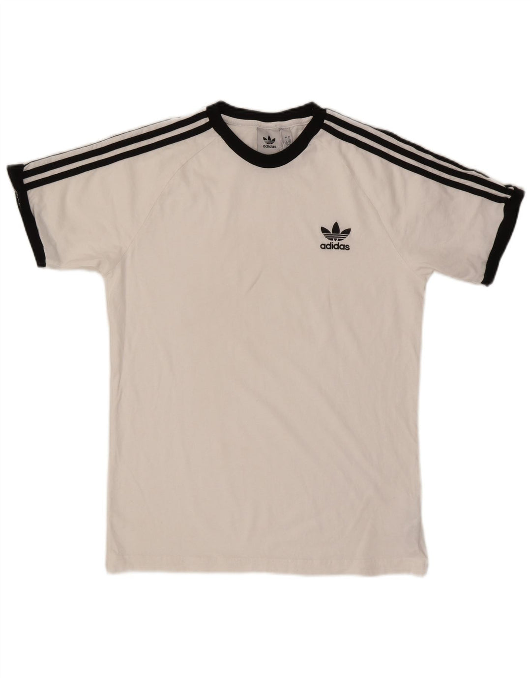 Adidas Męska Koszulka Top Duża Biała Bawełna