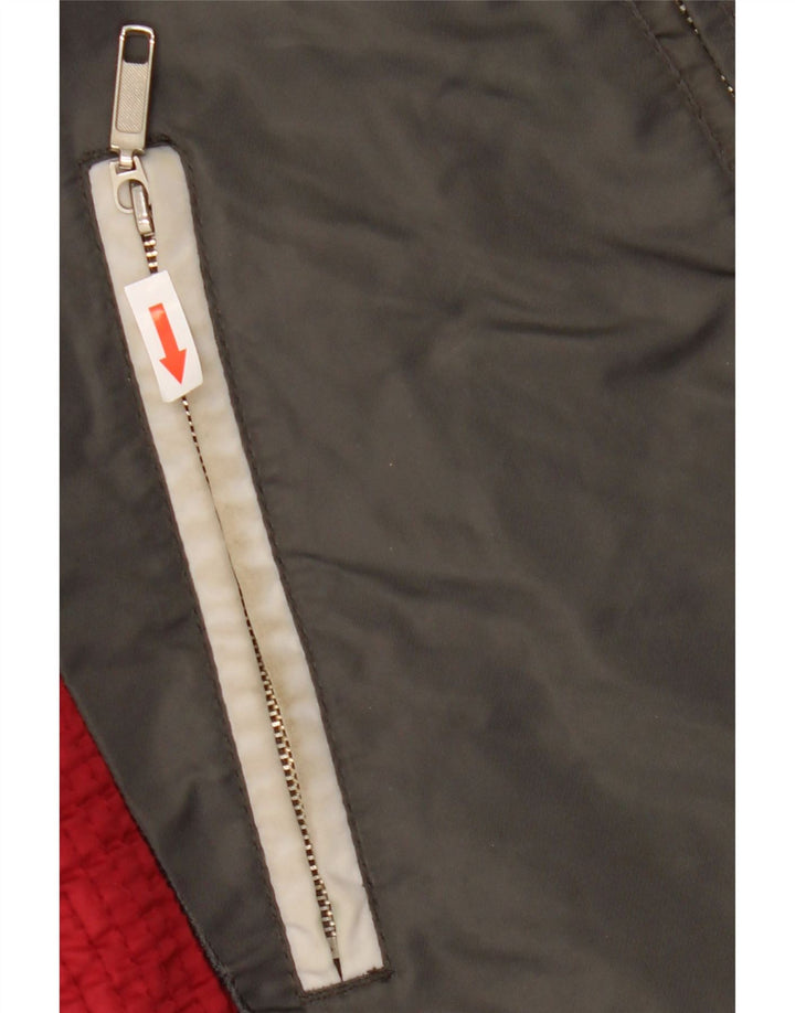 Męska kurtka bomber Energie UK 40 w dużych szarych blokach kolorów