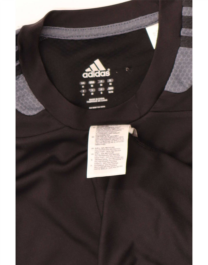 Adidas Męska koszulka Top Medium Black Colorblock Poliester Sports