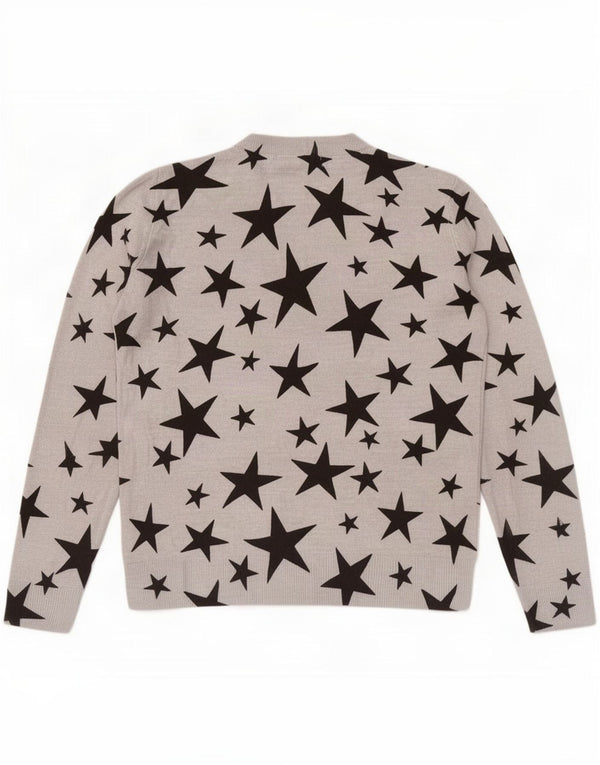 Marks & Spencer Damski sweter z wycięciem pod szyją, UK 12, średni szary
