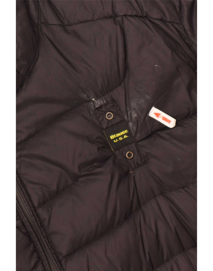 Męska ocieplana kurtka Blauer UK 44 2XL Czarny poliamid