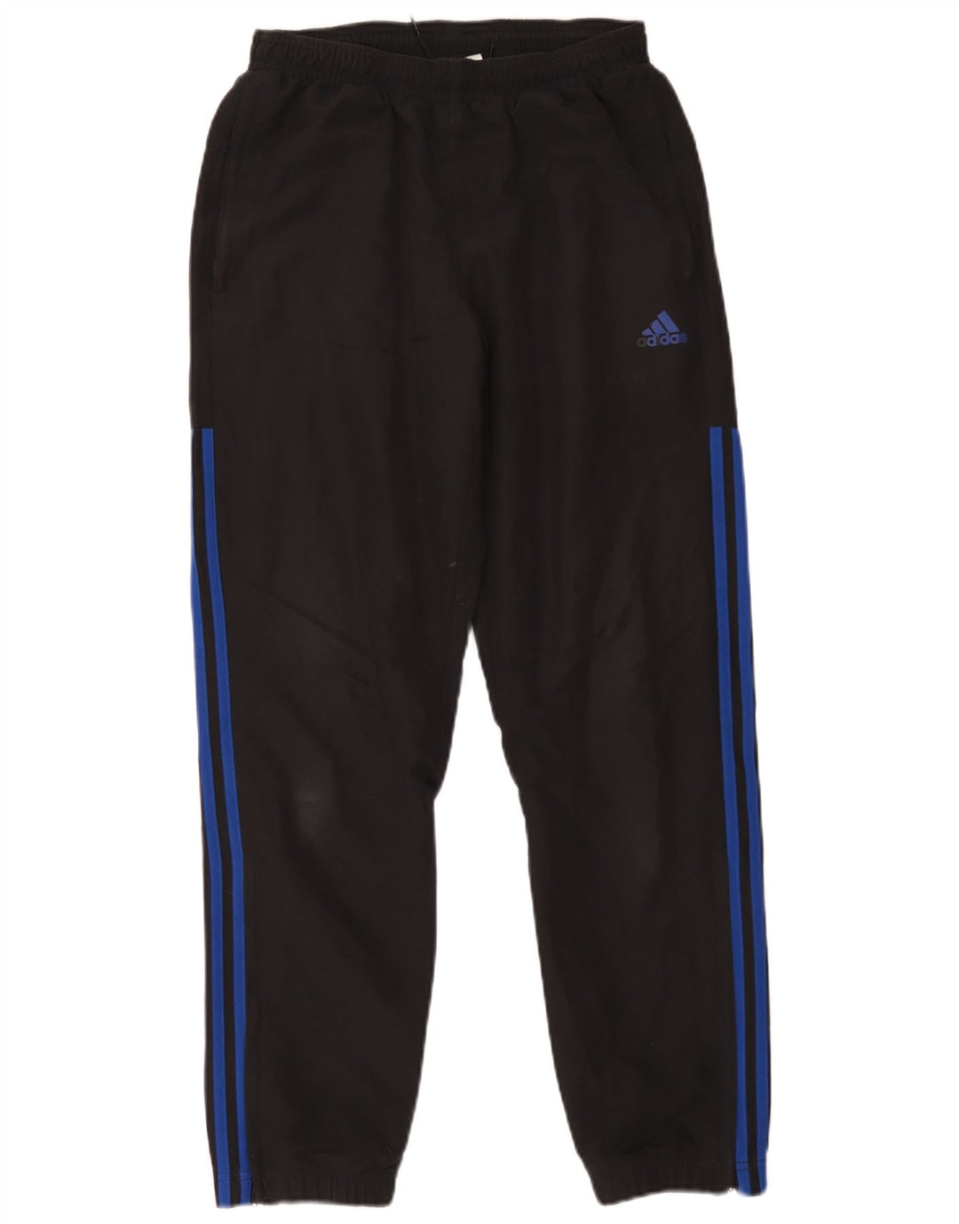 Męskie spodnie dresowe Adidas, małe, czarne, poliestrowe