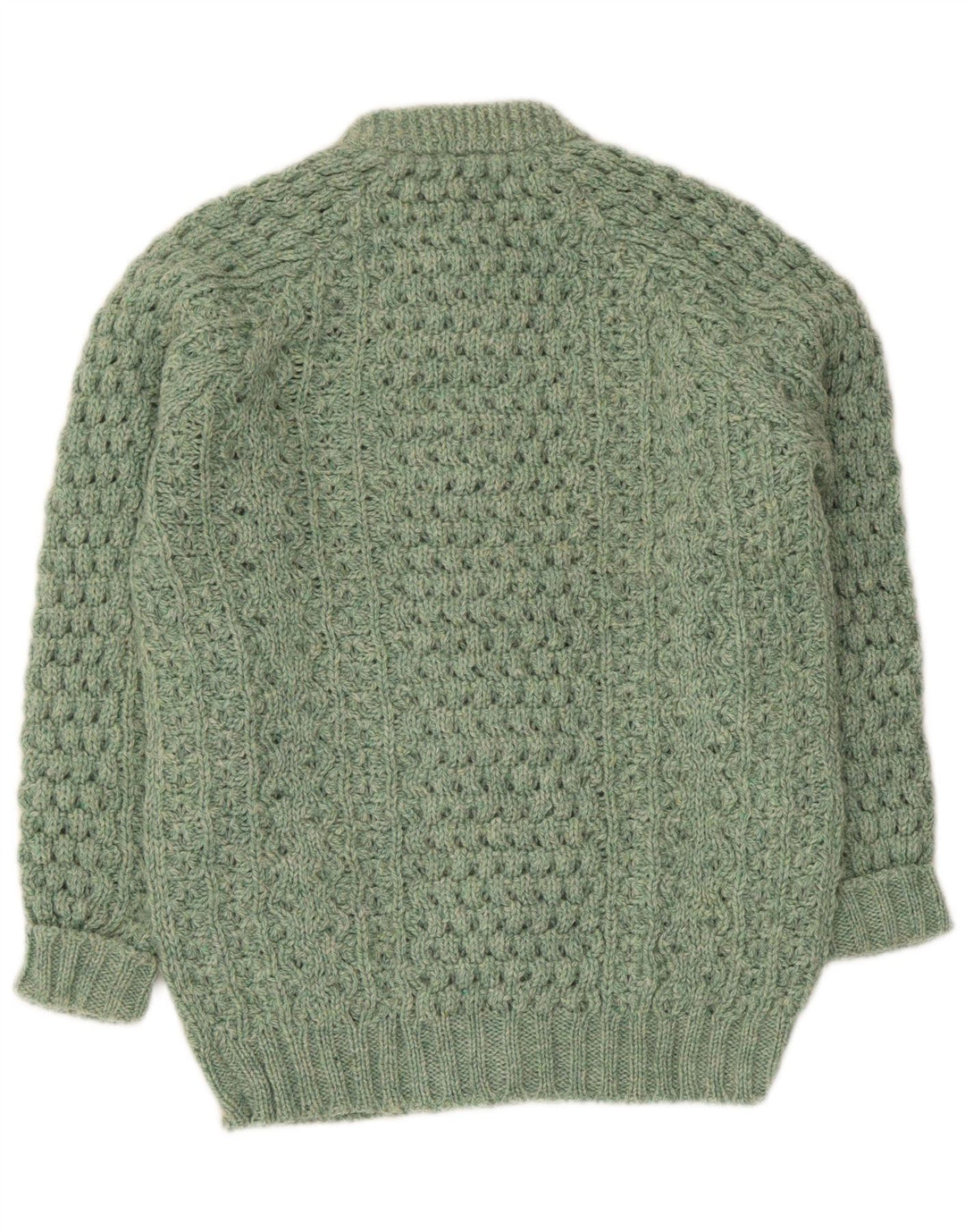 Sweter damski w stylu vintage, UK 14, średni zielony