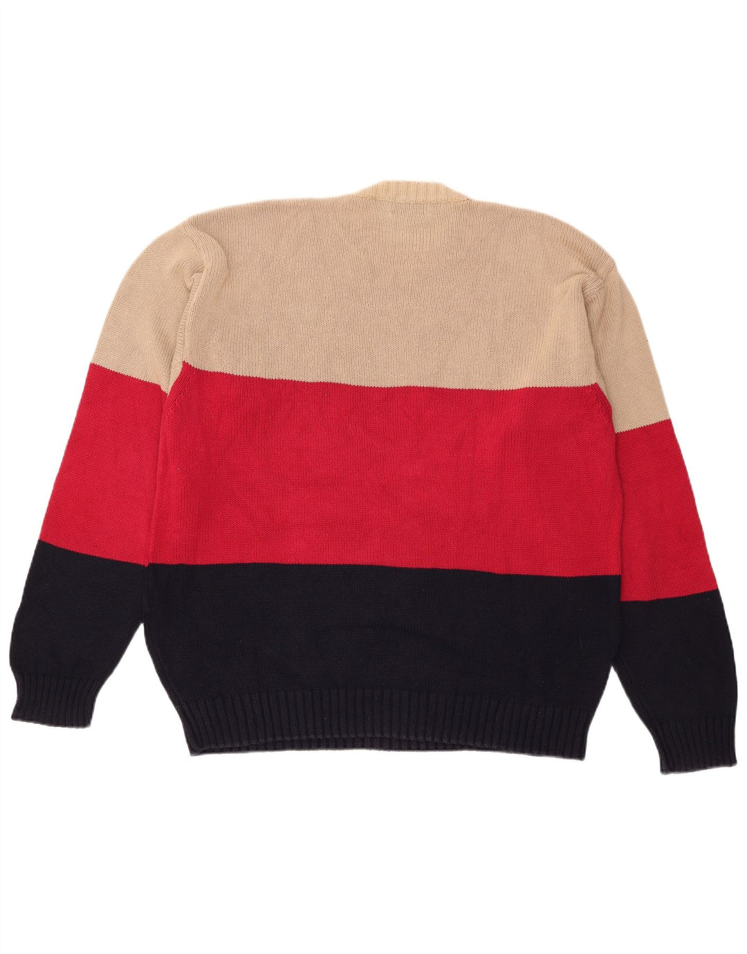 Męski sweter z okrągłym dekoltem Brooksfield IT 50, średni, wielokolorowy