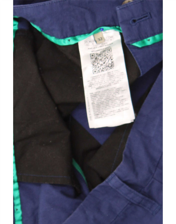Męskie spodenki Chino Guess W32 Średnioniebieskie, bawełniane