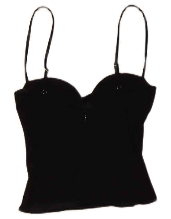 Damski top na ramiączkach Zara UK 6 XS, czarny